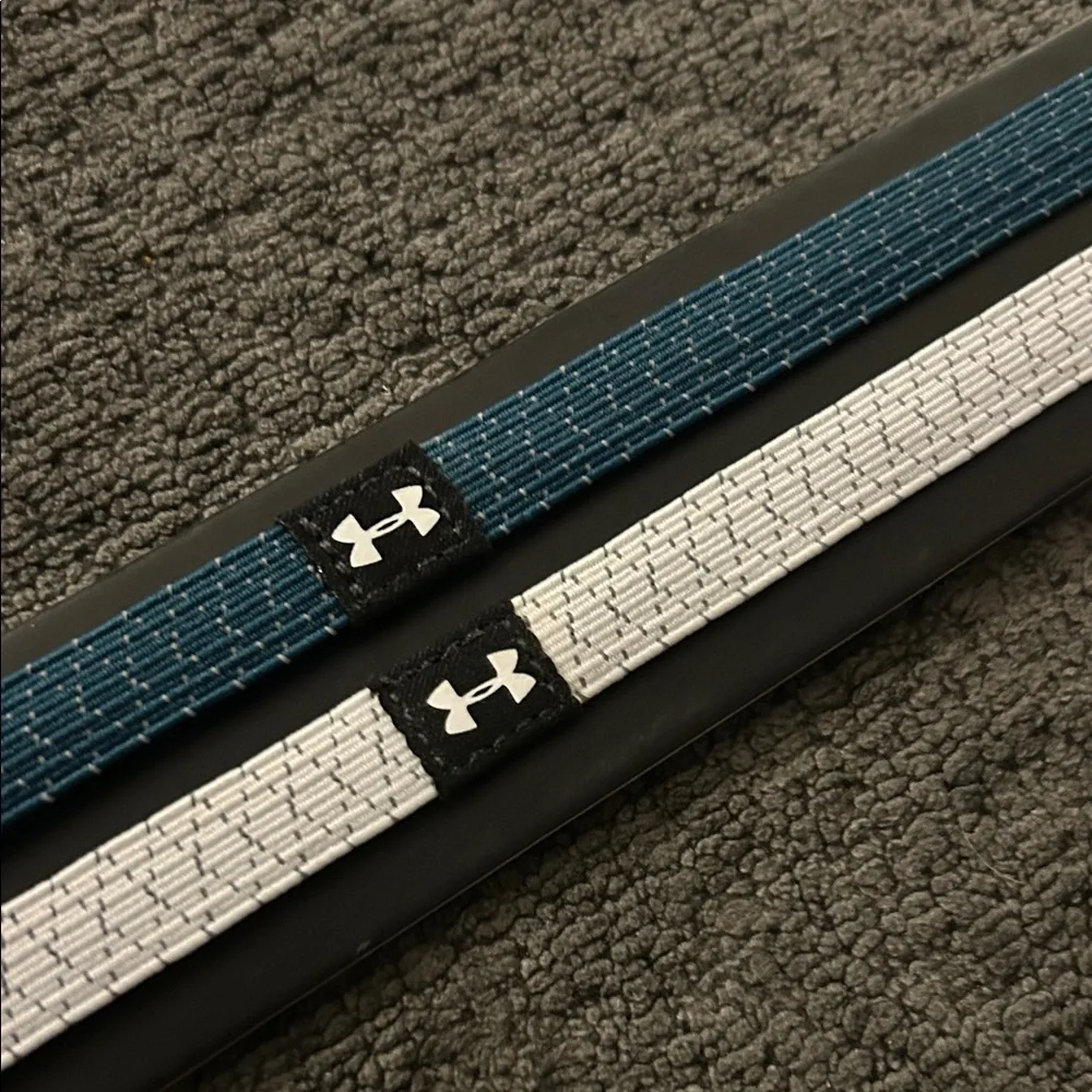 Under Armour Teal and White Kids/Teen Headbands